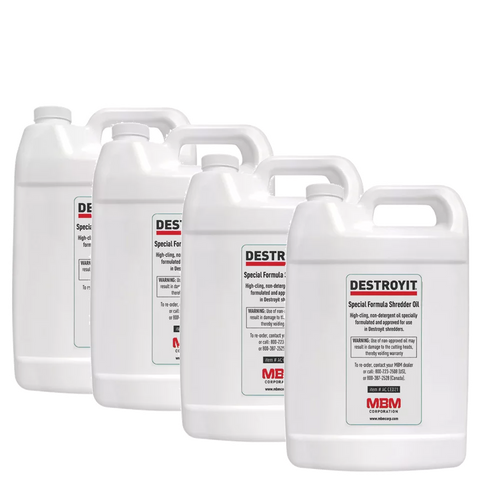 4 Bottles, 1 gallon each of specially blended oil